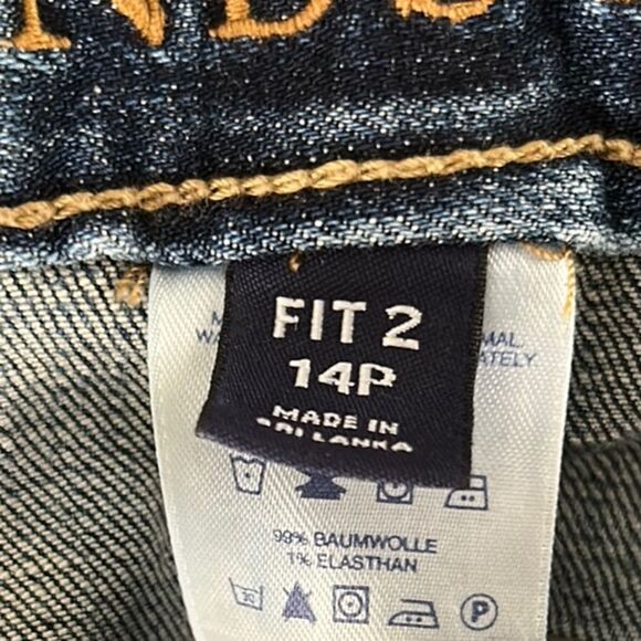 Lands End Women’s Size 14P Fit 2 Bootcut Denim Jeans - Picture 4 of 5
